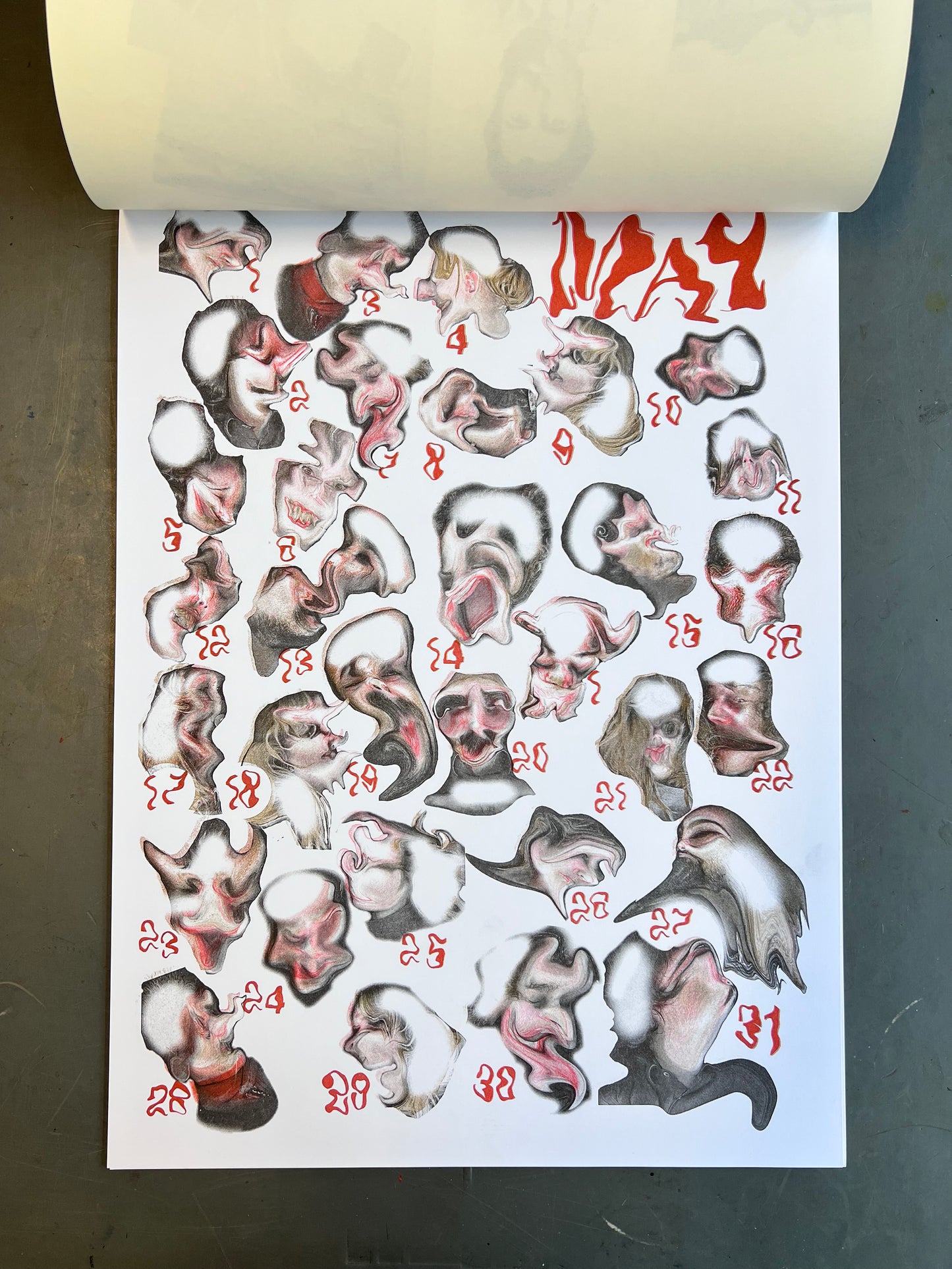 De Boog Risograph Calendar 2025