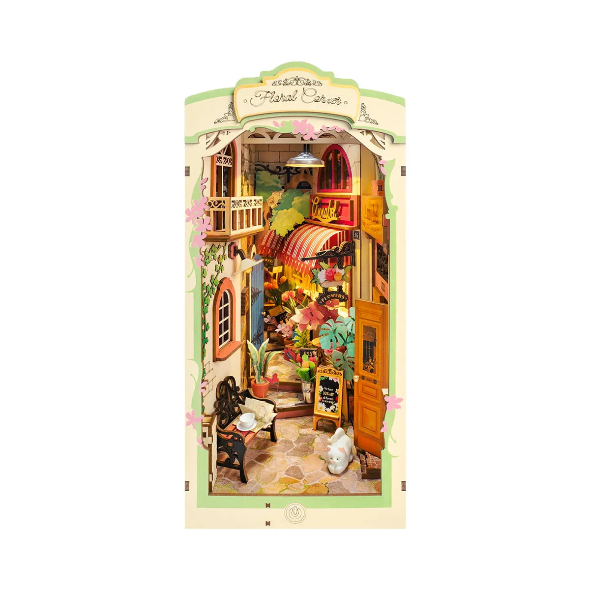 Rolife Booknook: Floral Corner