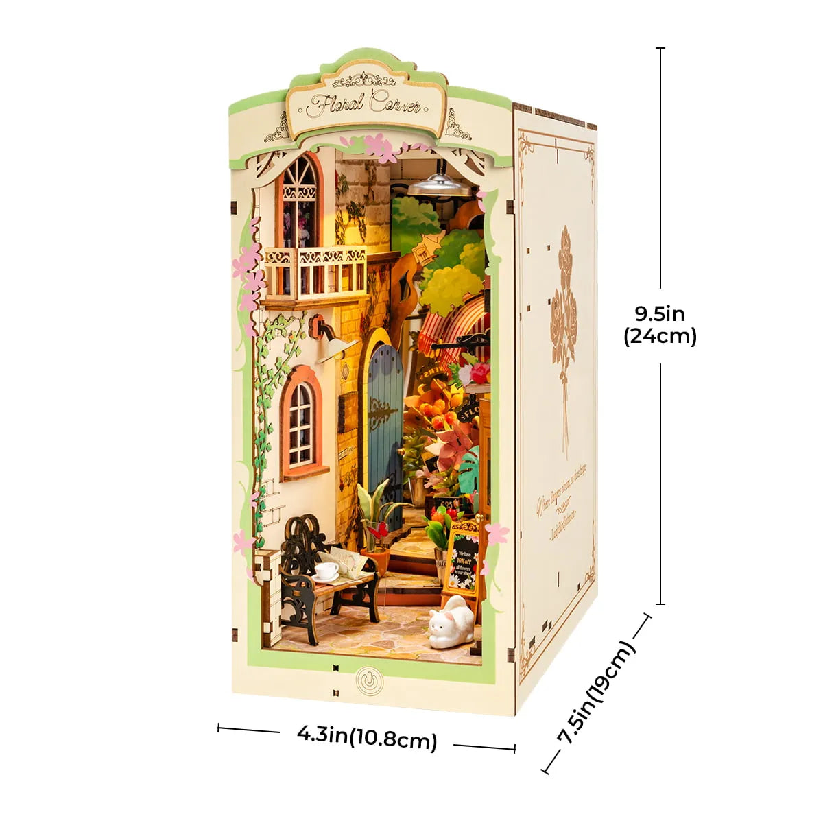 Rolife Booknook: Floral Corner