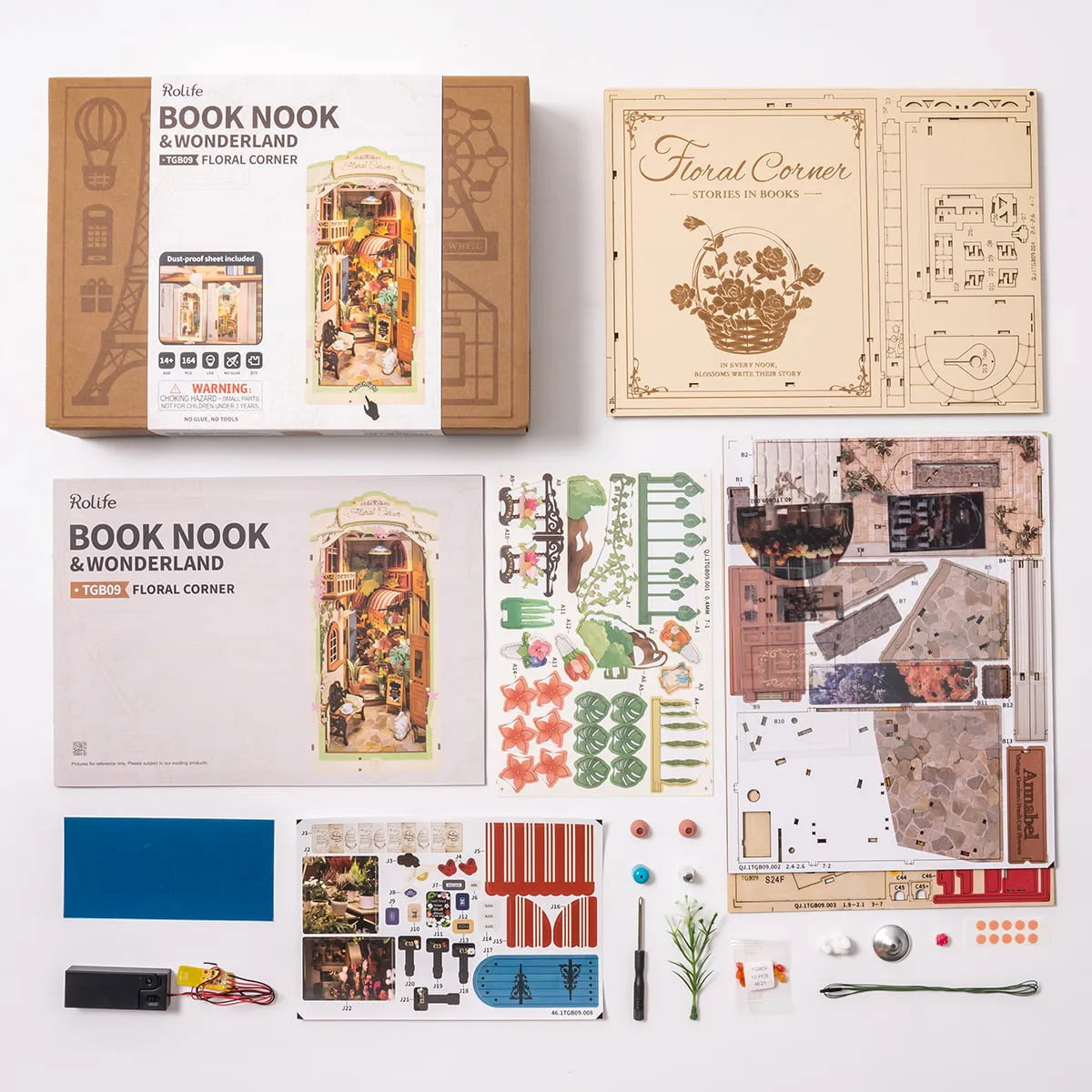 Rolife Booknook: Floral Corner