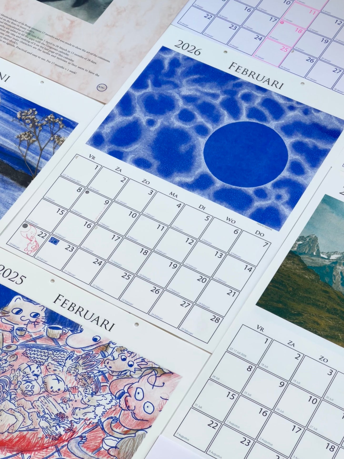 De Boog Moon Calendar 2026