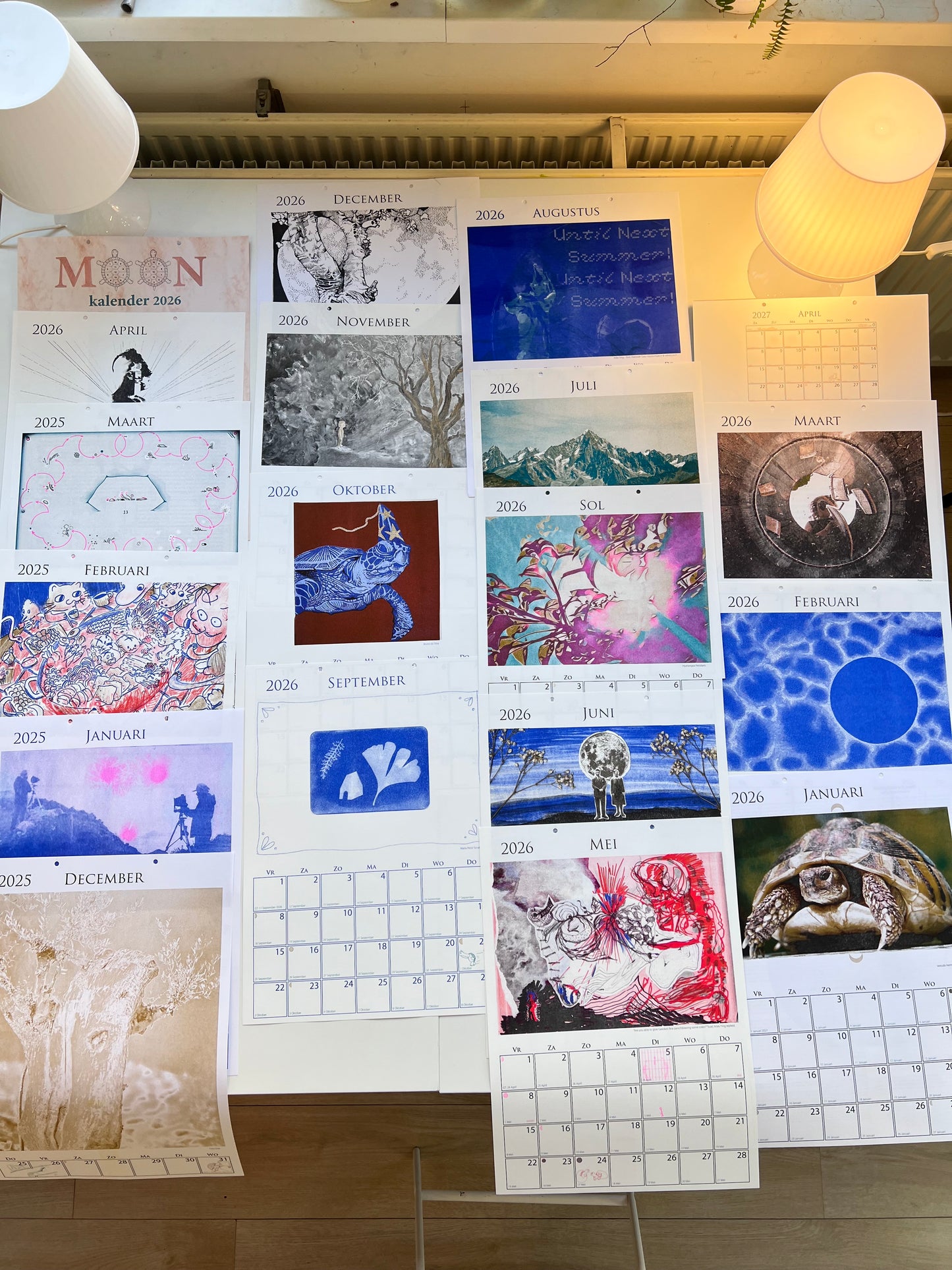 De Boog Moon Calendar 2026