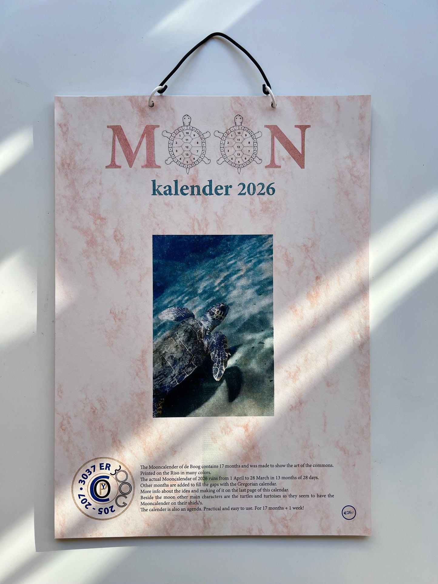 De Boog Moon Calendar 2026